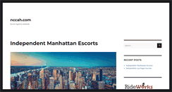 Desktop Screenshot of nccah.com