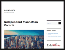 Tablet Screenshot of nccah.com